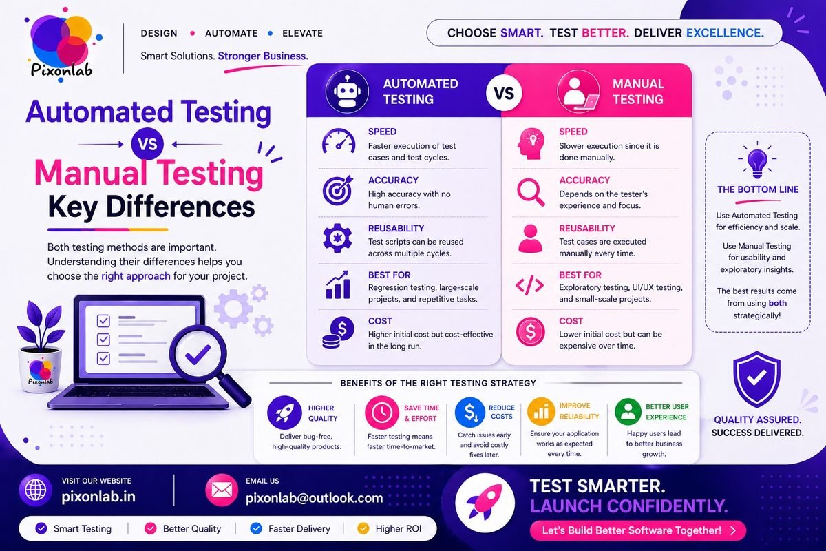 Automated Testing vs Manual Testing Key Differences